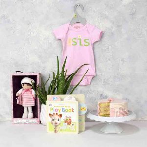 The Strawberry Pink Baby Girl Gift Basket