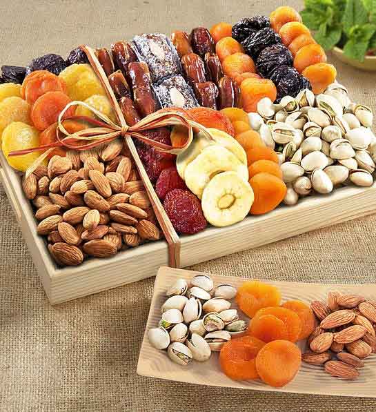 Fruitful Harvest Dried Fruit & Nut Crate - Deshbideshe