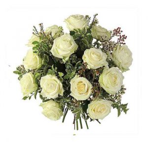 Baby White Rose Bouquet