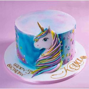 Premium Starry Unicorn Cake