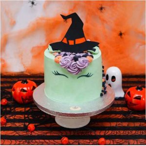 Witchcraft Unicorn Halloween Cake