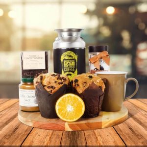 Coffee & Muffins Gift Basket