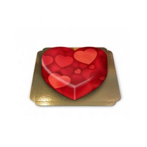 Cake heart-shaped core