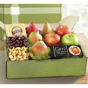Perfect Pairings Deluxe Fruit, Cheese And Gourmet Gift Box
