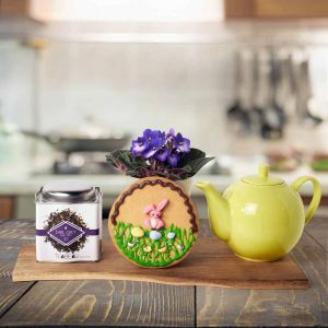 Easter Cookies & Tea Gift Basket