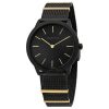 Minimal Quartz Black Dial Ladies Watch