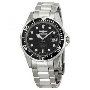 Pro Diver Black Dial Stainless Steel