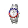 Pro Diver Quartz Silver Dial Pepsi Bezel Men's Watch