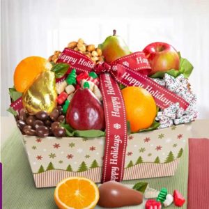 Fireside Favorite Holiday Fruit & Sweets Basket