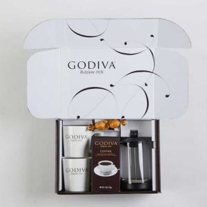 Godiva Coffee French Press Gift Set