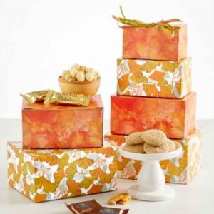 Falling Leaves Sweets & Treats Tower