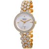 Quartz Crystal Silver Dial Ladies Watch