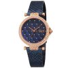 Argyle Style Quartz Blue Dial Ladies Watch