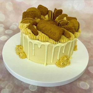 Mouthwatering Biscoff Celebration Cake