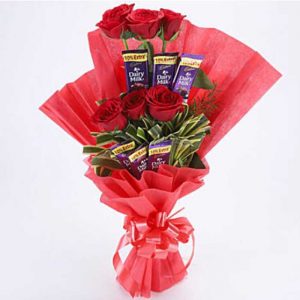 Red Roses Chocolate Bouquet