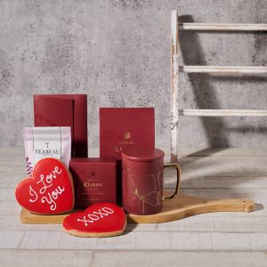 Romantic Morning Valentine’s Day Gift Basket