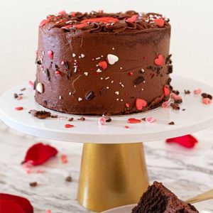Valentine's Chocolate Cake