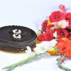 Chocolate Cake with Medium Bouquet