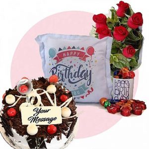 Chocolates, Flowers And Birthday Mug