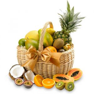 Exotic Fresh Fruit Gift Basket