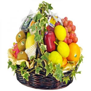 fresh fruits arranged