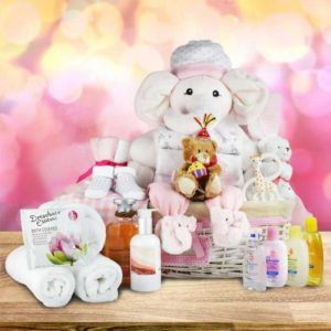Luxury for Mom and Baby Gift Basket