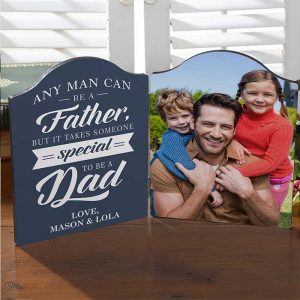 Special Dad Personalized Photo Plaque