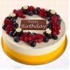 500 grams Vanilla Berry Cake For Birthday