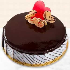 Chocolate Fudge Heart Cake 500gm