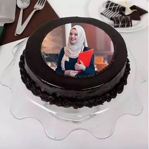 Chocolate Truffle Birthday Special Photo Cake Half Kg