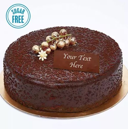 Half Kg Sugar free Dark Chocolate Cake