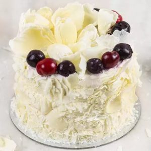 Heavenly White Forest Cake Half Kg