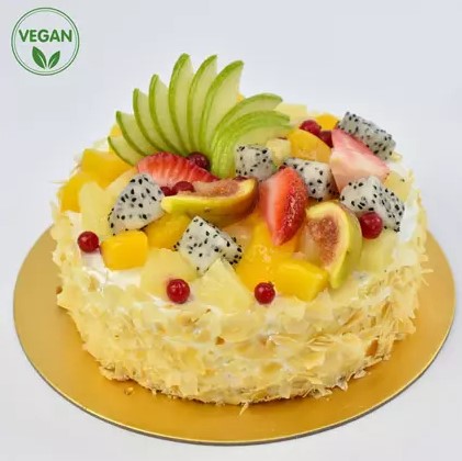 Vegan Fruit Cake Half Kg