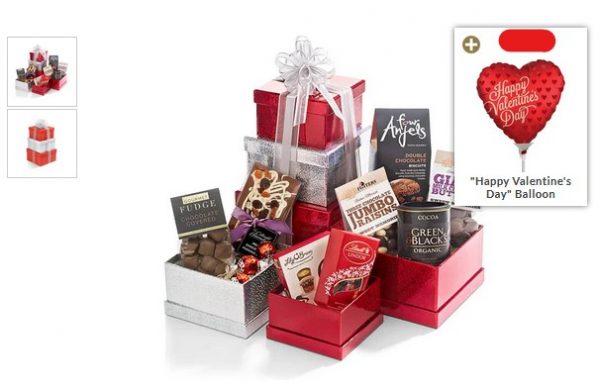 Valentine's Day Chocolate Collection Gift Tower