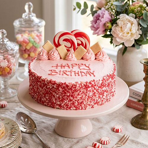 Premium Pink cake