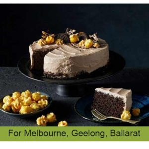 Vegan Eggless chocolate caramel cake